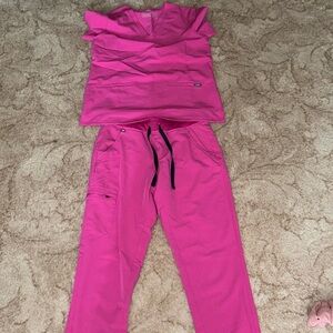 Pink figs size small top and bottom